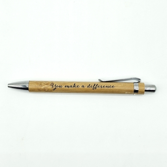 Tree of Life Faux Leather Journal Bamboo Pen Inspirational Bookmark Set Blue - Picture 4 of 12